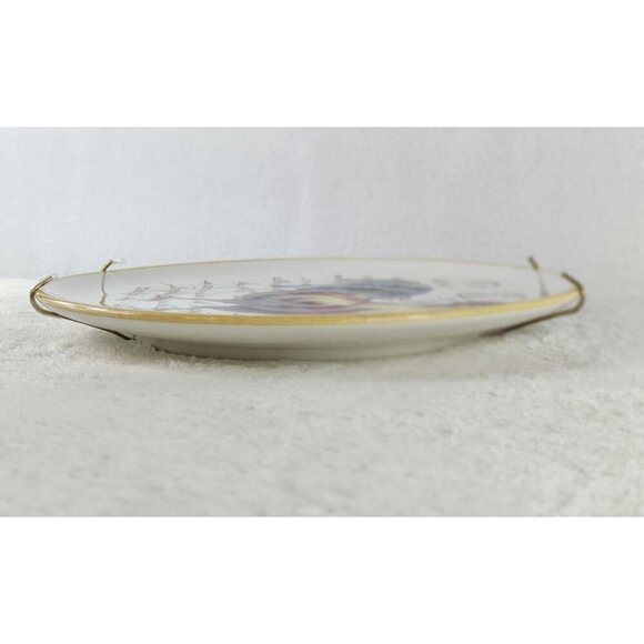 Decorative Plate Rooster Ceramica Cuore Italy 9" Ceramic Kitchen Decor Platter - Picture 4 of 9